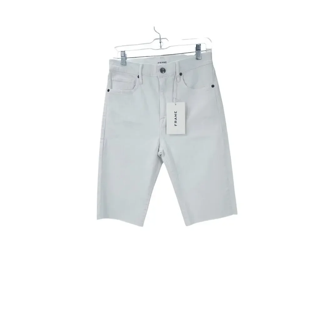 FRAME Women's Blanc Le Vintage Bermuda Shorts Size 26 NWT